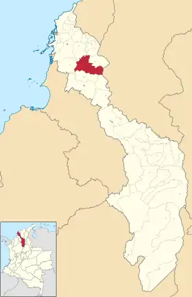 Localisation de San Juan de Nepomuceno