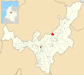 Localisation de Cerinza