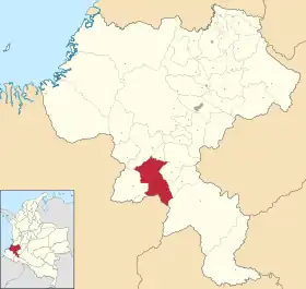 Localisation de Bolívar