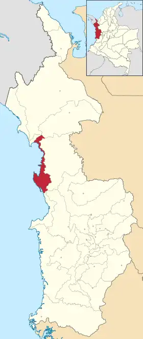 Localisation de Bahía Solano