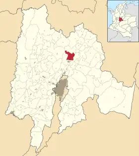 Localisation de Cogua