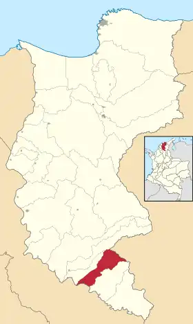 Localisation de San Sebastián de Buenavista