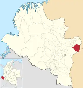 Localisation de El Tablón de Gómez