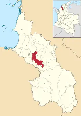 Localisation de Corozal