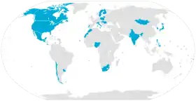Carte de l'organisation