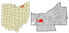 Localisation de Brook Park