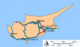 Image illustrative de l’article Route B5 (Chypre)