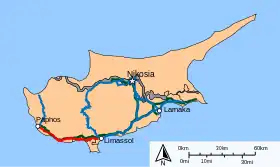 Image illustrative de l’article Route B6 (Chypre)