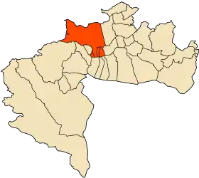 Localisation de Daïra de Tolga