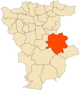 Localisation de Oued Athmania