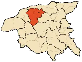 Localisation de Daïra  d'Abou El Hassan