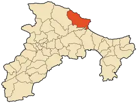 Localisation de Béjaïa