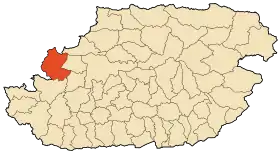 Localisation de Tadmaït