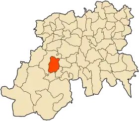 Localisation de Boughar