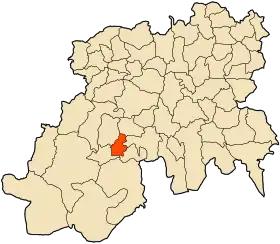 Localisation de Ksar El Boukhari