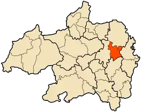 Localisation de Bir Kasd Ali