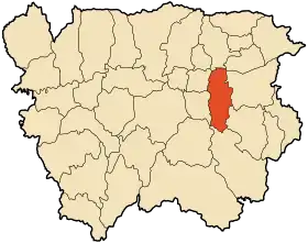 Localisation de Aïn Soltane