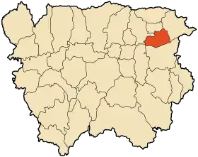 Localisation de Hoceinia