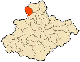 Localisation de Beni Zentis