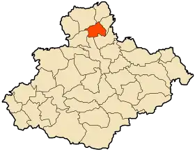 Localisation de El Guettar