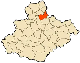 Localisation de Ouarizane