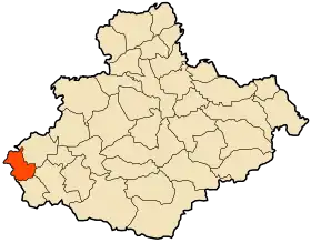 Localisation de Sidi Saada