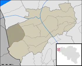 Localisation de Les Moëres