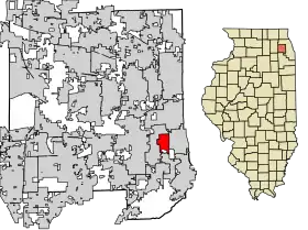 Localisation de Clarendon Hills