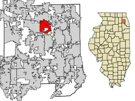 Localisation de Glendale Heights