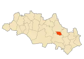 Localisation de Aïn Beïda