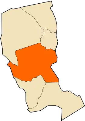 Localisation de Daïra d'Illizi