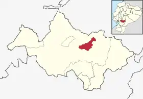 Localisation de Canton d'El Tambo