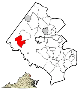 Localisation de Centreville