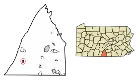 Localisation de Mercersburg