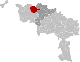 Localisation de Frasnes-lez-Anvaing