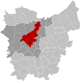 Localisation de Gand