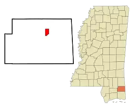 Localisation de Lucedale