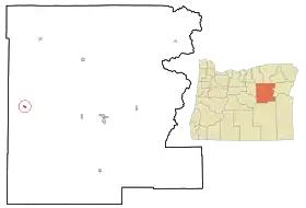 Localisation de Dayville