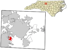 Localisation de Jamestown