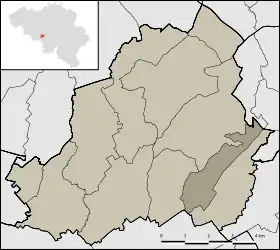 Localisation de Haine-Saint-Paul