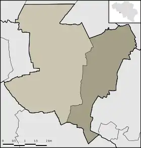 Localisation de Hornu