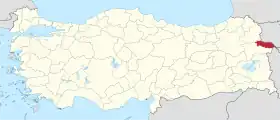 Localisation de Iğdır