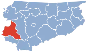 Localisation de Powiat d'Iława