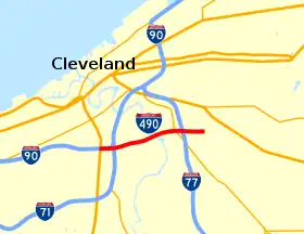 Image illustrative de l’article Interstate 490 (Ohio)