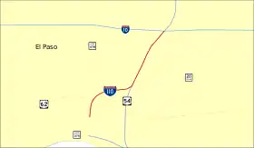 Image illustrative de l’article Interstate 110 (Texas)