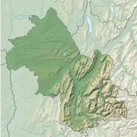 carte : Géographie de l'Isère
