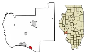 Localisation de Elsah