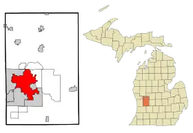 Localisation de Grand Rapids