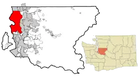 Localisation de Seattle