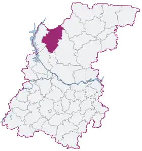 Localisation de Raïon de Kovernino